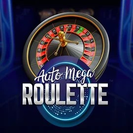 Auto Mega Roulette slot icon by Pragmatic Play, available at Kingmaker Casino