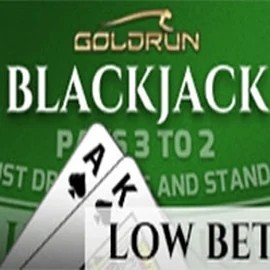 Blackjack Low Bets slot logo by Holland Power Gaming at Kingmaker Casino