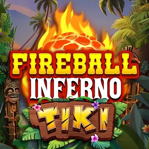 Fireball Inferno Tiki by NetEnt, showcased at itmaker.gr – game logo