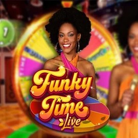 Live Casino logo of Funky Time from Evolution at Kingmaker Casino