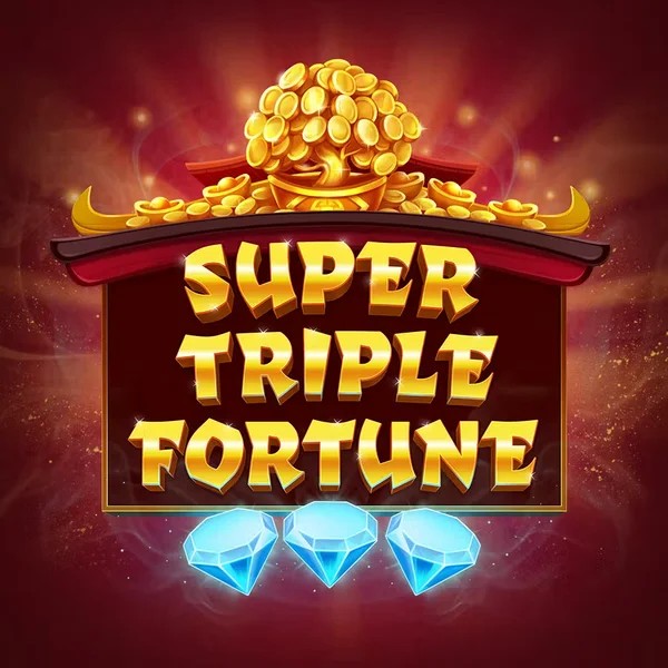 Super Triple Fortune slot logo by Greentube at Kingmaker Casino