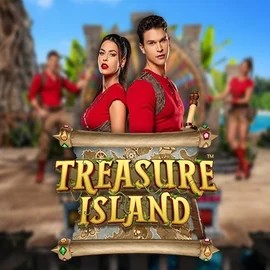 Official Live Casino logo: Treasure Island by Pragmatic Play at Kingmaker Casino